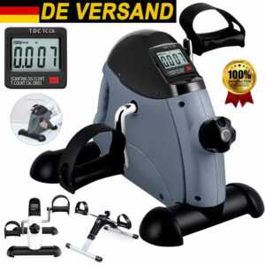 Heimtrainer Mini Fitnessbike Arm und Beintrainer Bike Pedaltrainer Trimmrad LCD~