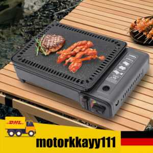 BBQ Grill Tragbarer Grill Camping Gasherd Barbecue Butan Griller Grillkocher