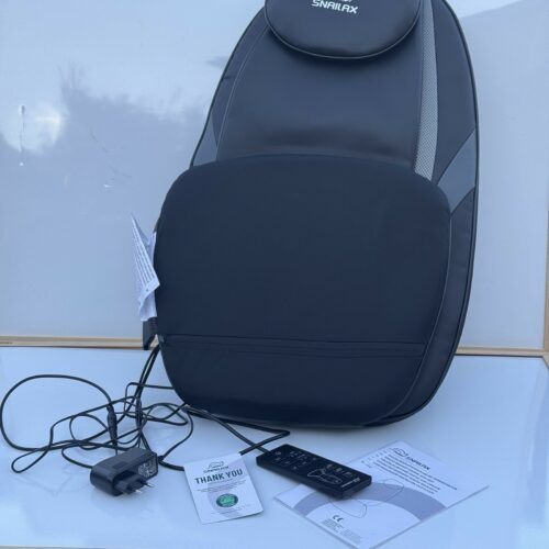 SNAILAX SL-256 Massagesitzauflage mit Wärmefunktion Vibration Rücken und Nacken