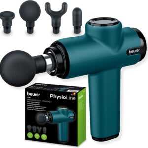 Beurer MG 99 Massagepistole handliche Massage Gun mit 4 Aufsätzen kraftvolle Tri