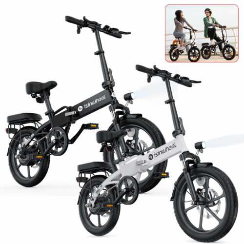 E Bike Klapprad 250W Elektro Fahrrad 25km/h Mountainbike Moped E-City Bike 36V