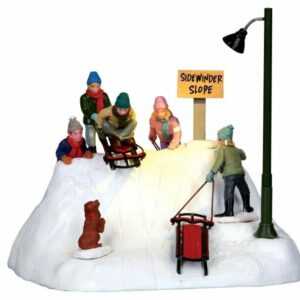 Lemax Weihnachtsdorf Schlittenpiste Weihnachtshaus Winter Deko Weihnachten Deko