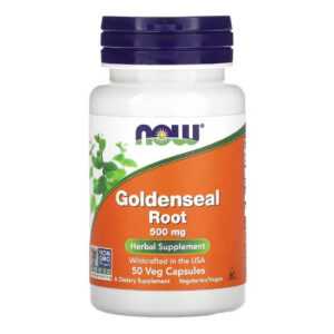 NOW Foods, Yellowseal Root, Gelbwurzel, 500 mg, 50 pflanzliche Kapseln