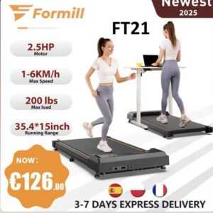 Formill FT21 Mini-Laufband – 2,5 PS Motor, flach & leise fürs Home Office