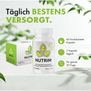 Nutrim Superfood-Komplex – 1 x 60 vegane Kapseln mit Knotentang, Ingwer