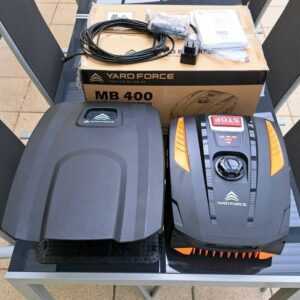 Yardforce MB400 Rasenmähroboter mit Garage