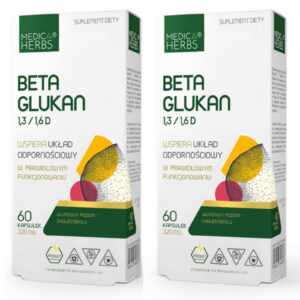 Medica Herbs Beta-Glucan 90% Aus Bierhefe Konzentrat 1,3/1,6 D 320mg 120 Kapseln