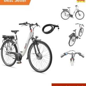 Telefunken E-Bike 28 Zoll Pedelec mit 250 W Motor & 468 Wh Akku für Komfort