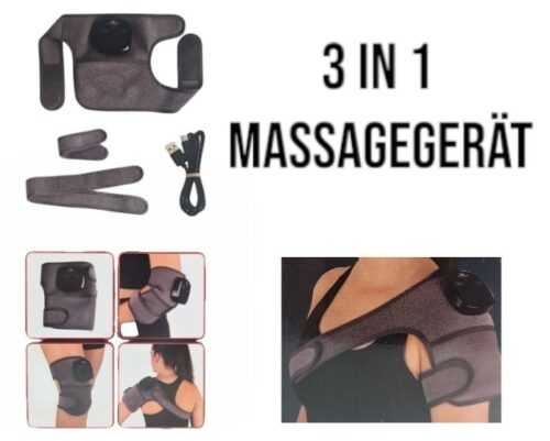 Kniegelenke-Schulter- Arme-3 in 1 Massagegerät Kabellos/Wärmefunktion/Touch/