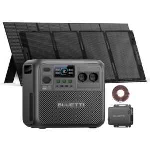 BLUETTI Elite 200 V2 2600W 2073,6Wh Tragbare Powerstation Solarpanel Wohnmobil