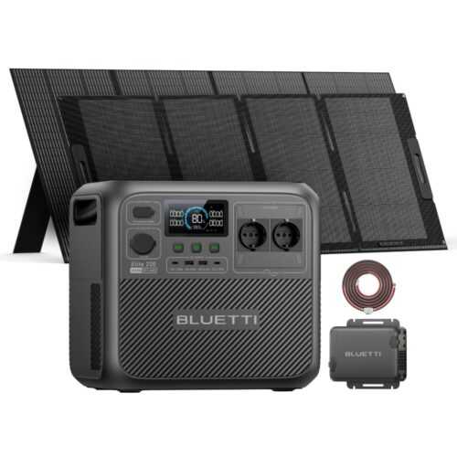 BLUETTI Elite 200 V2 2600W 2073,6Wh Tragbare Powerstation Solarpanel Wohnmobil