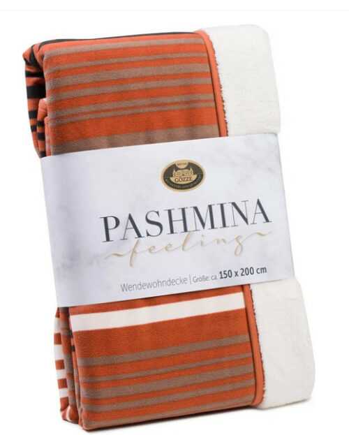 Gözze Wohndecke Pashmina Kuscheldecke Wendedecke 150x200 cm