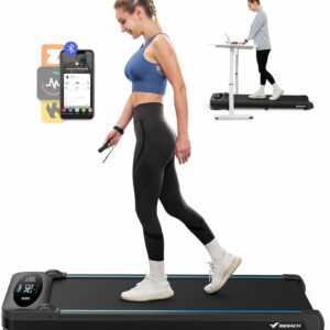 MERACH T26 Walking Pad, 3 in 1 Laufband Für Zuhause, Laufband Schreibtisch APP