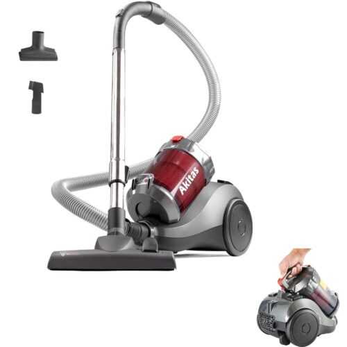 Beutelloser Staubsauger Elektrosauger 800W starke Saugkraft 2-in-1 Bodenbürste