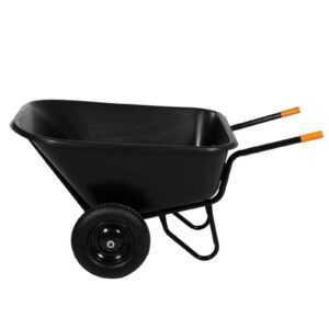 SPRINGOS Garten-Schubkarre 300 Liter Zweirad-Schubkarre