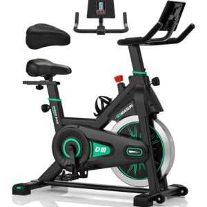 Heimtrainer Fahrrad Fitnessbike mit verstellbarem Widerstand und stabilem Rah...