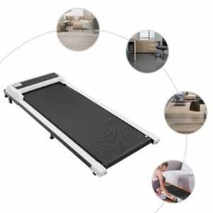 Elektrisch Laufband mit Steigung Walking Pad Fitnessgerät Heimtrainer bis 120kg
