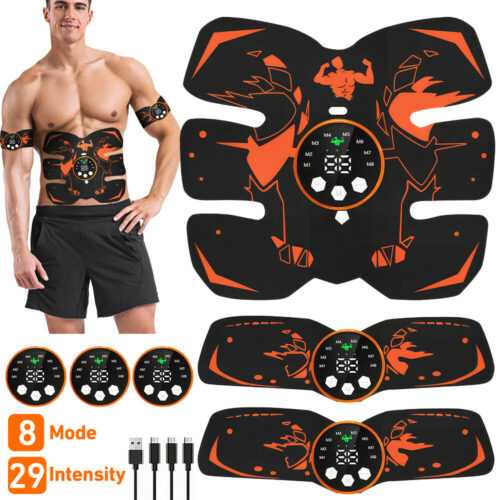 EMS Trainingsgerät, EMS Bauchmuskeltrainer Elektrisch Muskelstimulationsgeräte