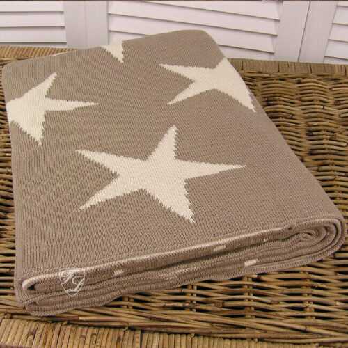 Kuscheldecke Flauschdecke Sterne Tagesdecke Sofadecke Couchdecke