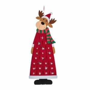 Adventskalender Weihnachten zum Selbstbefüllen Geschenke Christmas Renntier NEU