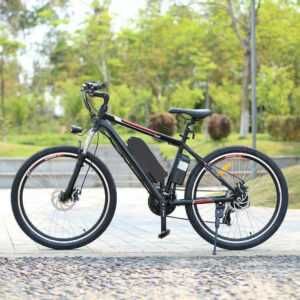 E-Bike Damen Herren E-Mountainbike 26 Zoll Elektrofahrrad 36V 10Ah Akku Fahrrad