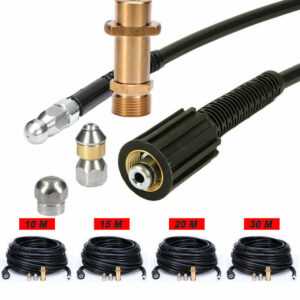 Rohrreinigungsschlauch Adapter Düsen Starr + Rotierend Hochdruckreiniger Kärcher