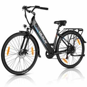 Neu VARUN 28" 48V Elektrofahrrad für Erwachsene 25km/h E-Bike 7 Gänge Bis 100KM