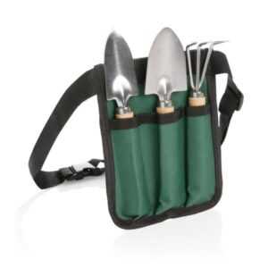 Gartenwerkzeug Set Gartengeräte Schaufel Harke Pflanzkelle mit Gürteltasche