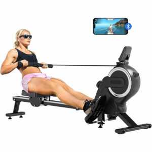 Magnetisches Rudergerät mit LCD-Monitor 16 Widerstandsstufen Rudermaschine 160KG