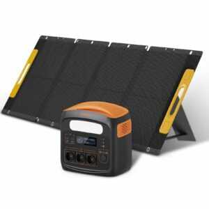 Newsmy 1200W Power Station Solargenerator 1102Wh mit 210W Faltbare Solarpanel