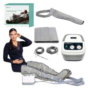 Edicare Kompressionsbehandlung Beinmassagegerät grau 1W