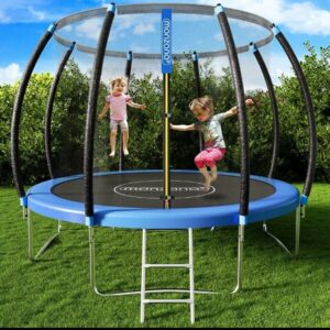 Monzana® Gartentrampolin Komplettset Ø 244cm Kinder Outdoor Stabil Sicher Rund