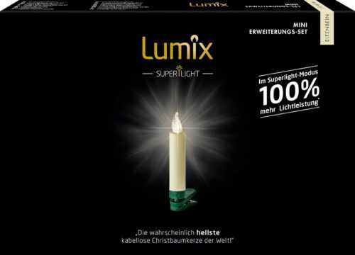 Lumix® LED Kabellose Weihnachtsbaum Christbaumkerzen Superlight Mini 6Er Erweite