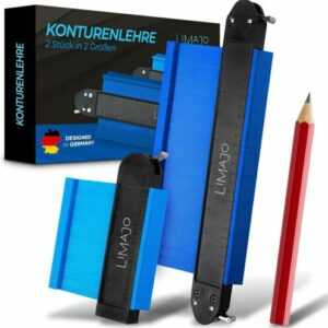 SOTECH  2er Set Konturenlehre 12cm 25cm Profillehre Konturenschablone Lehre