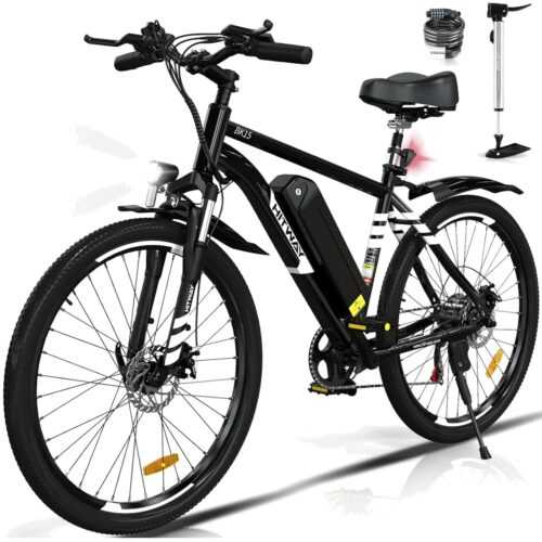 E-Bike 26" E-Mountainbike, 250W Pedelec mit abnehmbaren 36V12Ah Akku 35-90 Km