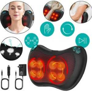 Shiatsumassagegerät Heizungmassagekissen Knetmassagegerät Rückenmassagegerät