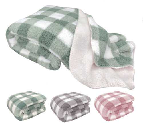 heimtexland ® Kuscheldecke Sherpa Fell super warmeTeddy Plüsch