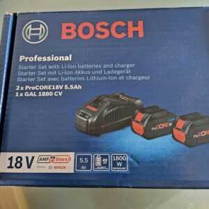 BOSCH Professional Starter SET 18V 5.5 Ah Gal 1880 C V neu unbenutzt