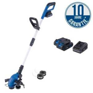Scheppach Akku Rasentrimmer C-LT300-X – SET-S2 2x2,0 Ah Akku & Ladegerät