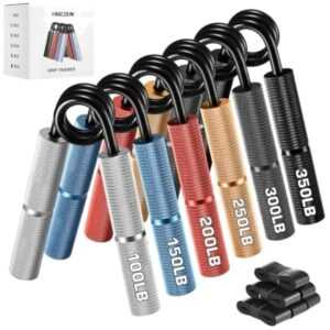 Handtrainer, Griffkraft Trainer, Trainingsset, Muskelaufbau, Reha, 6er-Pack
