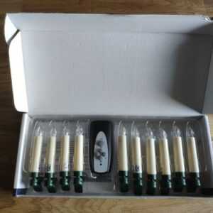 ☆☆ 10 LED-Weihnachtskerzen  inkl. Fernbedienung ☆☆