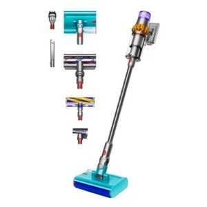 Dyson V15s Detect Submarine Akku-Staubsauger - Nickel Satin Gelb/Glanz Nickel