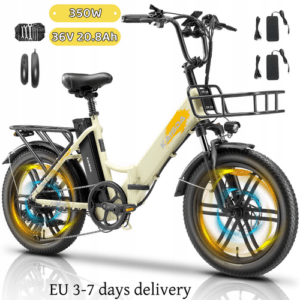 20 Zoll E Bike Klapprad  Elektrofahrrad 36V 20.8Ah Mountain E-Bike BIS 130KM