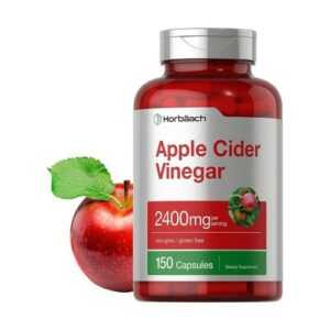 Apfelessig Kapseln | 2400mg 150 Zählen | Nicht-GVO | von Horbaach Summer Sale-