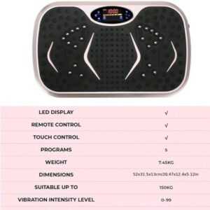 Vibrationsplatte Trainingsgerät mit 2 Trainingsseilen