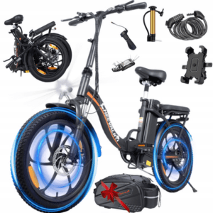 Cheevalry C16 20 Zoll Elektrofahrrad 48V 16AH Faltbar Cityräder E-Bike Bis 100KM