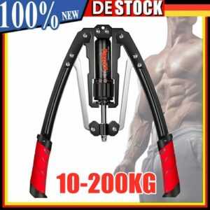 Arm Blaster Fitness Armtrainer Expander Brust Rücken Muskelaufbau 10-200kg DE