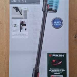 NEU+OVP Silvercrest 20 V Akku Staubsauger SHAZ 20 A1 inkl. Parkside 20V Akku 4Ah