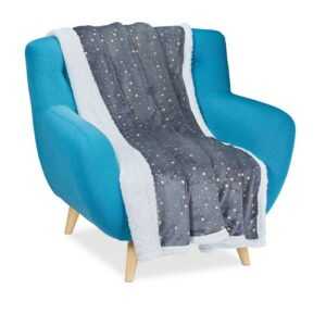Kuscheldecke 150x200, flauschige Decke Wohnzimmer, Couchdecke