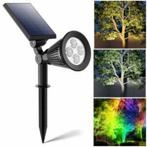 LED Solarleuchte Außen Garten Solarlampe Solar Wegeleuchte Wasserdicht Strahler